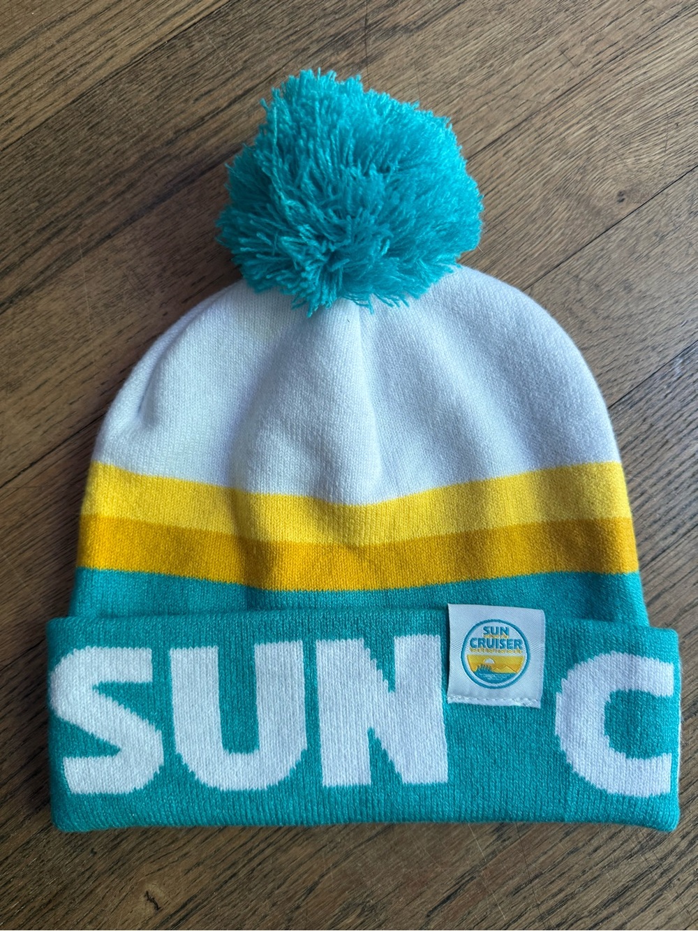 Sun Cruiser Drinks Winter Hat Pom Pom 2025